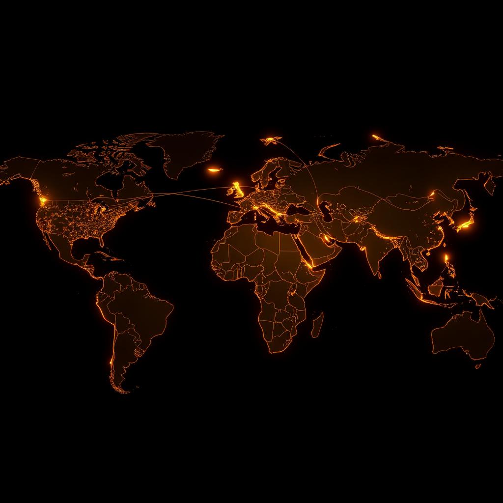 Global map of blockchain forensic jurisdictions Aegis operates across for cryptocurrency tracing
